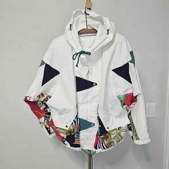 VTG Mulberry Street Nautical Full Zip Hooded Jacket.See Measurment/About L/XL - Picture 2 of 16